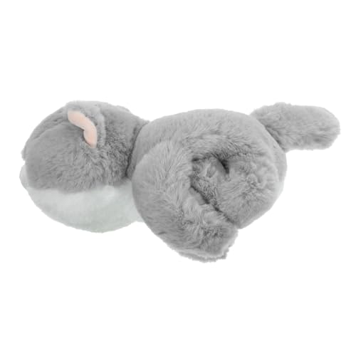 TOYANDONA Plüschpuppe Ohrfeige Armband Grau Tier Plüschpuppe Pp Baumwolle von TOYANDONA