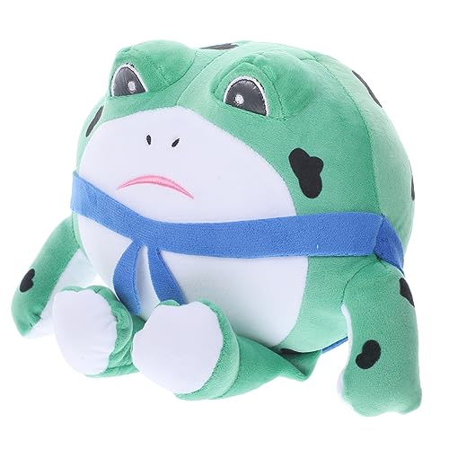 TOYANDONA Plüschpuppe Süßes Stofftier Weich Bequem Stofftier Grüner Frosch Kuscheliges Kissen Knuddeliger Plüschfrosch Stofftier Stofffrosch Cartoon Frosch Plüschtier Pp TOYANDONA Plüschpuppe Süßes Stofftier Weich Bequem Stofftier Grüner Frosch Kuscheliges Kissen Knuddeliger Plüschfrosch Stofftier Stofffrosch Cartoon Frosch Plüschtier Pp von TOYANDONA