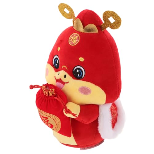 TOYANDONA Plüschschlange Süßes Snake Kuscheltier für Jahr der Schlange zur des Chinesischen Neujahrs Dekoration für Zuhause und Büro Hochwertiger und Detailverliebte Verarbeitung von TOYANDONA