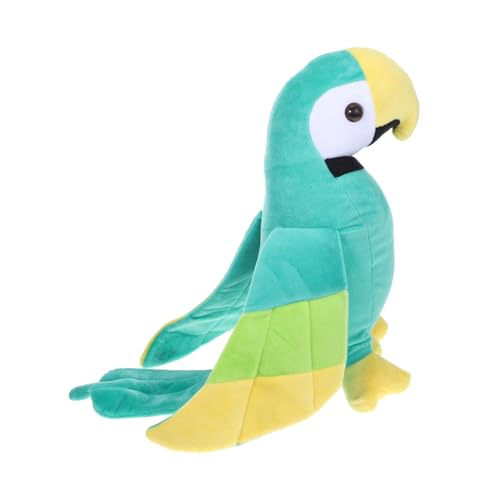 TOYANDONA Plüschtier Papagei Papageien-kostümzubehör Sprechendes Vogelspielzeug Piraten-papageien- Papageienpuppe Gefüllter Papagei Für Die Schulter Papagei Stofftier Green Pp-Baumwolle TOYANDONA Plüschtier Papagei Papageien-kostümzubehör Sprechendes Vogelspielzeug Piraten-papageien- Papageienpuppe Gefüllter Papagei Für Die Schulter Papagei Stofftier Green Pp-Baumwolle von TOYANDONA