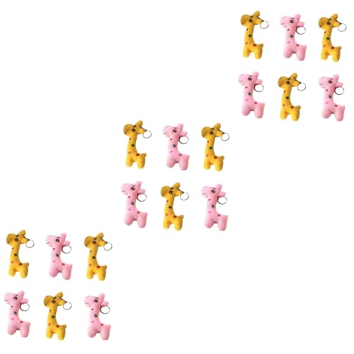 TOYANDONA Plüschtiere 18 STK Tierische Schlüsselanhänger Schlüsselhalter Pompones De Porristas Spielzeug Flauschige Kuscheltiere Plüschtier-schlüsselanhänger Kleines Geschenk Mini TOYANDONA Plüschtiere 18 STK Tierische Schlüsselanhänger Schlüsselhalter Pompones De Porristas Spielzeug Flauschige Kuscheltiere Plüschtier-schlüsselanhänger Kleines Geschenk Mini von TOYANDONA