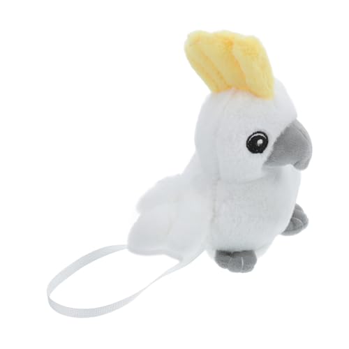 TOYANDONA Plüschvogel gefüllter Papagei für die Schulter groß Piraten-Cosplay-Accessoire Piratenpapagei Piraten-Papageien-Zubehör Vogelmodell PP-Baumwolle Weiß TOYANDONA Plüschvogel gefüllter Papagei für die Schulter groß Piraten-Cosplay-Accessoire Piratenpapagei Piraten-Papageien-Zubehör Vogelmodell PP-Baumwolle Weiß von TOYANDONA