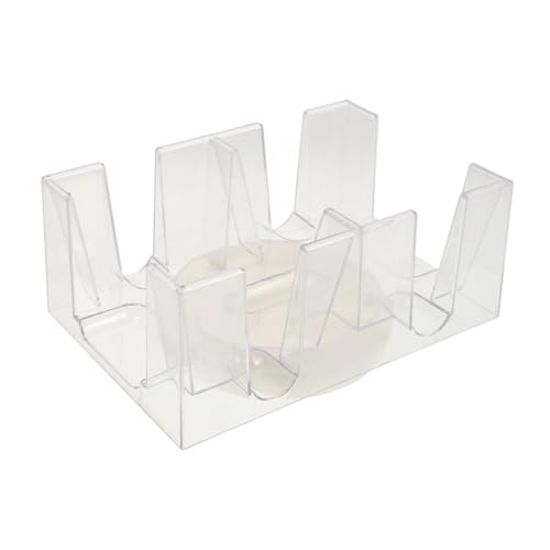 TOYANDONA Poker Kartenhalter Fach Drehbar mit Transparentem Ablagetablett Drehdesign Kratzfest und Langlebig Kartenspiel Zubehör für Zuhause und Spieltisch TOYANDONA Poker Kartenhalter Fach Drehbar mit Transparentem Ablagetablett Drehdesign Kratzfest und Langlebig Kartenspiel Zubehör für Zuhause und Spieltisch von TOYANDONA
