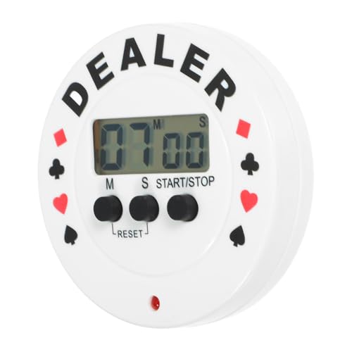 TOYANDONA Poker-Timer Schach-Timer Uhr Timer-Timer Countdown-kochtimer USB-Timer Pokertisch Digitaler Timer Küchentimer Brettspiele-würfel-Timer Digitaler Shot-Clock-spieltimer Weiß Plastik TOYANDONA Poker-Timer Schach-Timer Uhr Timer-Timer Countdown-kochtimer USB-Timer Pokertisch Digitaler Timer Küchentimer Brettspiele-würfel-Timer Digitaler Shot-Clock-spieltimer Weiß Plastik von TOYANDONA