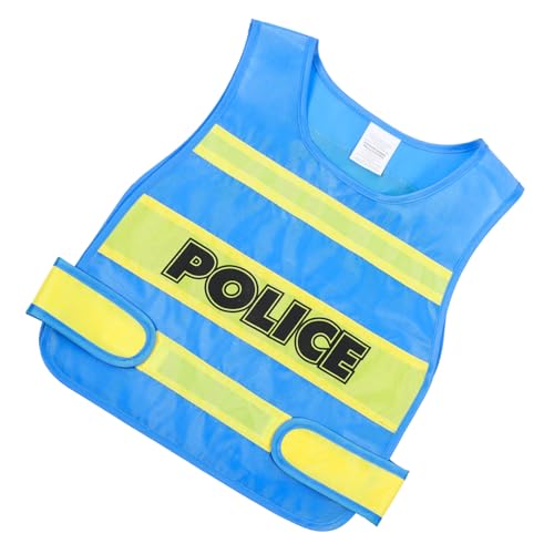 TOYANDONA Polizeikostüm Kinderkostüme Kleinkind Verkleiden Kostüm Polizeiweste Stoff TOYANDONA Polizeikostüm Kinderkostüme Kleinkind Verkleiden Kostüm Polizeiweste Stoff von TOYANDONA