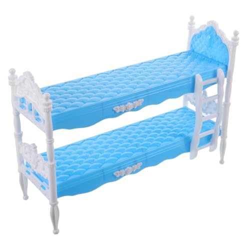 TOYANDONA Prinzessin Puppenbett Minibett Moderne Puppenstubenmöbel Puppenhaus-miniaturen Etagenbetten Für Puppen Miniatur-puppenstubenbett Miniatur-puppenhauszubehör Puppenmöbel Blue Plastik TOYANDONA Prinzessin Puppenbett Minibett Moderne Puppenstubenmöbel Puppenhaus-miniaturen Etagenbetten Für Puppen Miniatur-puppenstubenbett Miniatur-puppenhauszubehör Puppenmöbel Blue Plastik von TOYANDONA