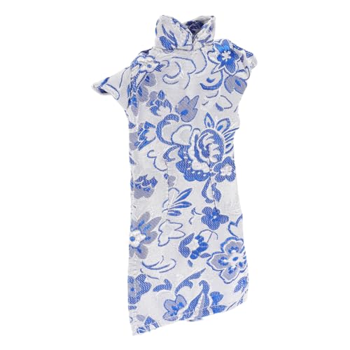 TOYANDONA Puppe Cheongsam Kleid Für Puppen Dekoratives Puppenkostüm Süßes Puppenzubehör Puppen-Outfits Für Mädchen Puppenkostümzubehör Puppenkleidung Blue Stoff TOYANDONA Puppe Cheongsam Kleid Für Puppen Dekoratives Puppenkostüm Süßes Puppenzubehör Puppen-Outfits Für Mädchen Puppenkostümzubehör Puppenkleidung Blue Stoff von TOYANDONA