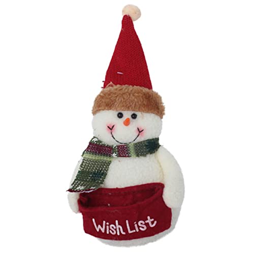 TOYANDONA Puppe Weihnachten weihnachtskalender Taschen animiert Plüschtiere weihnachtsschmuck Weihnachts Figuren Schneemann-Ornament Strickschneemann aus Holz Polyester Weiß TOYANDONA Puppe Weihnachten weihnachtskalender Taschen animiert Plüschtiere weihnachtsschmuck Weihnachts Figuren Schneemann-Ornament Strickschneemann aus Holz Polyester Weiß von TOYANDONA