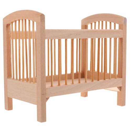 TOYANDONA Puppen-Krippe sicherheitsleine für für puppenhauszubehör miniaturhaus Safe klein Puppenhaus-Schlafzimmermöbel babybett Miniatur Mini-Hausbett hölzern TOYANDONA Puppen-Krippe sicherheitsleine für für puppenhauszubehör miniaturhaus Safe klein Puppenhaus-Schlafzimmermöbel babybett Miniatur Mini-Hausbett hölzern von TOYANDONA
