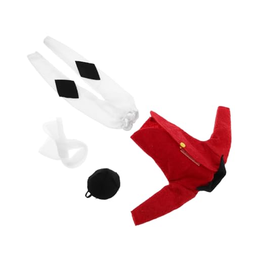 TOYANDONA Puppen REIT-Outfit Rotes Equestrian Kostüm mit Jacke Beinkleid Schal Sammler Puppenkleidung für Display Dress-up Passgenau für Puppen Robuste Mini Reiterbekleidung TOYANDONA Puppen REIT-Outfit Rotes Equestrian Kostüm mit Jacke Beinkleid Schal Sammler Puppenkleidung für Display Dress-up Passgenau für Puppen Robuste Mini Reiterbekleidung von TOYANDONA