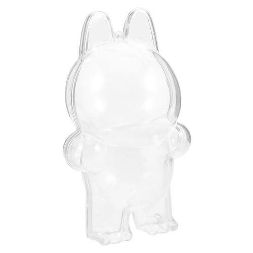 TOYANDONA Puppen-Schutzhülle Puppen Schutzbox Transparentes Puppenhaus Puppen Schutzabdeckung Deko Display -Box Transparente Puppenbox Mini-Tragetasche Puppenanzeige Vitrine Acryl von TOYANDONA