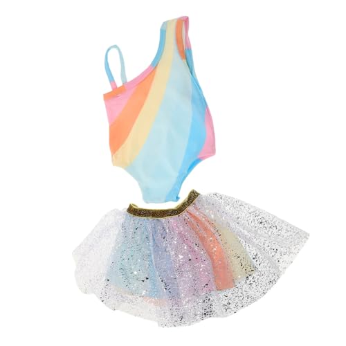 TOYANDONA 18 Puppen-Tutu-Kleid Tutu-Rock Für Mädchen Puppen Tutu-ankleide Puppen Geburtstagsparty-Outfit Puppen-Tutu-Set von TOYANDONA