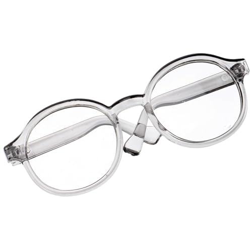 TOYANDONA Puppenbrille Transparent Puppenzubehör Miniatur Brille für Bjd Puppen und DIY Dekoration von TOYANDONA