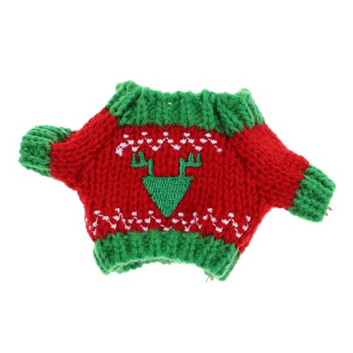 TOYANDONA Puppenersatzpullover Puppenkleidungszubehör Mini-hauspullover Puppenbekleidungszubehör Puppenpullover Verkleiden Puppenkleidung Zum Anziehen Requisitenpuppenpullover Basteln Plüsch von TOYANDONA