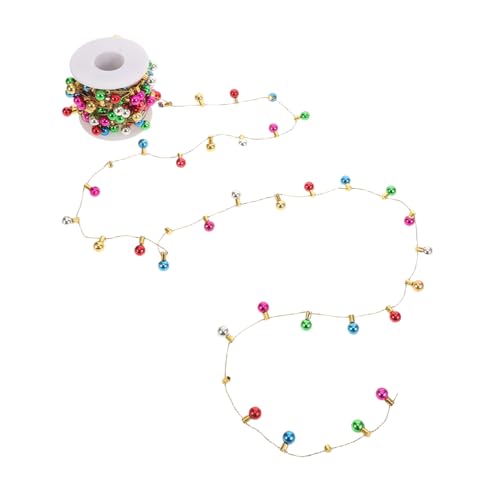 TOYANDONA Puppenhaus Dekoration Bunte LED Fake Lichter Warmweiß für Weihnachts Garten-dioramen Puppenhaus Zubehör Kreative Bastelbeleuchtung von TOYANDONA
