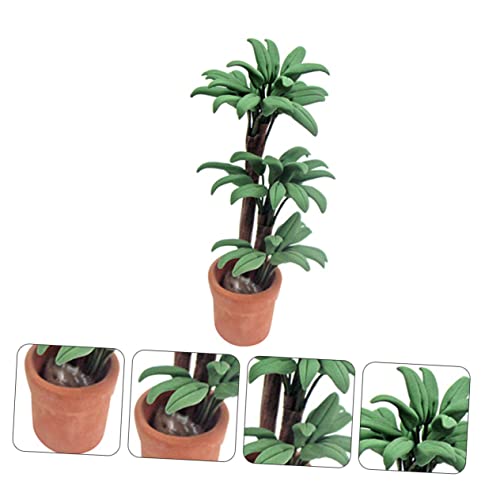 TOYANDONA Puppenhaus Dekoration Miniatur Pflanze Ornament Langlebiges DIY Zubehör für Hausmodelle und Bastelfreunde Glatte Oberfläche Realistische Gestaltung von TOYANDONA