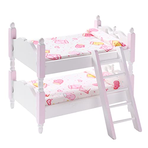 TOYANDONA Puppenhaus Etagenbett Spielhaus Zubehör Miniatur Puppenmöbel Puppenhaus Möbel Miniatur Etagenbett Puppenhaus Spiel Puppenhaus Einrichtung Puppen Mädchen Baumwolle TOYANDONA Puppenhaus Etagenbett Spielhaus Zubehör Miniatur Puppenmöbel Puppenhaus Möbel Miniatur Etagenbett Puppenhaus Spiel Puppenhaus Einrichtung Puppen Mädchen Baumwolle von TOYANDONA