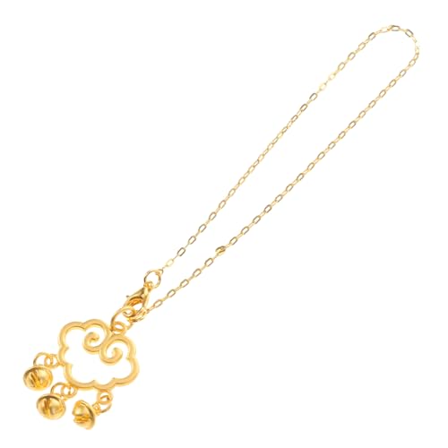 TOYANDONA Puppenhaus Halskette Süße Spielzeugpuppen-Halskette Puppe Verkleiden Sich Schmuck Mini-Puppen-Halskette Mit Kette Miniatur-puppenhaus-Halskette Puppenkostümschmuck Legierung Golden von TOYANDONA