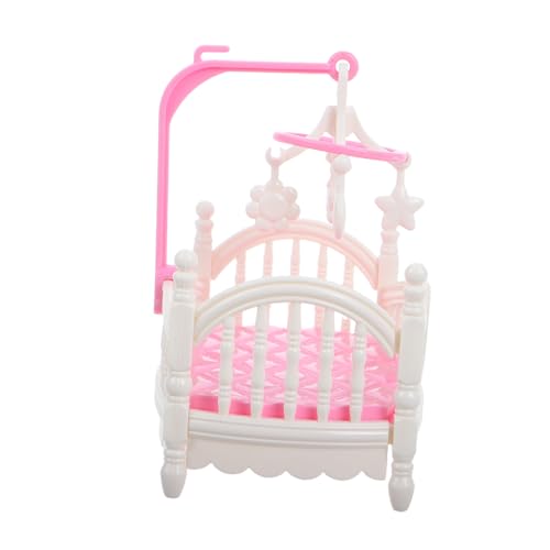 TOYANDONA Miniatur-puppenhausbett Für Mädchen Puppen-babybett-Set Miniaturmöbel Mit Weichem Bett Rollenspielspielzeug Süßes Puppenhaus- Rollenspiel TOYANDONA Miniatur-puppenhausbett Für Mädchen Puppen-babybett-Set Miniaturmöbel Mit Weichem Bett Rollenspielspielzeug Süßes Puppenhaus- Rollenspiel von TOYANDONA