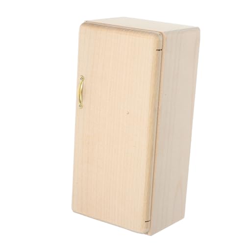 TOYANDONA Puppenhaus Kühlschrank Miniatur Tragbar Für Zuhause Kleiner Gefrierschrank Feinschmecker Puppenhaus Möbel Modell Puppenhaus Kühlschrank Mini Kühlschrank Spielhaus von TOYANDONA