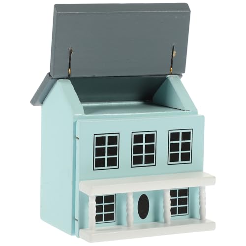 TOYANDONA Miniatur Villa Modell Puppe Holz Villa Prop Entzückende Chic Miniatur Puppenhaus Zubehör TOYANDONA Miniatur Villa Modell Puppe Holz Villa Prop Entzückende Chic Miniatur Puppenhaus Zubehör von TOYANDONA