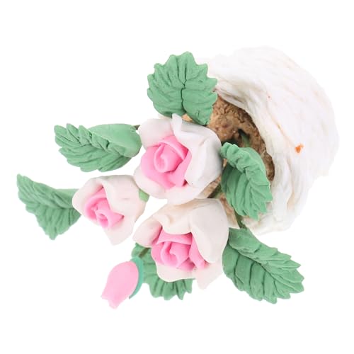TOYANDONA Miniatur Bonsai Dekoration Blumenmodell Im Topf Für Und Mini Landschaftsdesign Bastelzubehör Für Kreative Mini-Haus Gestaltungen von TOYANDONA