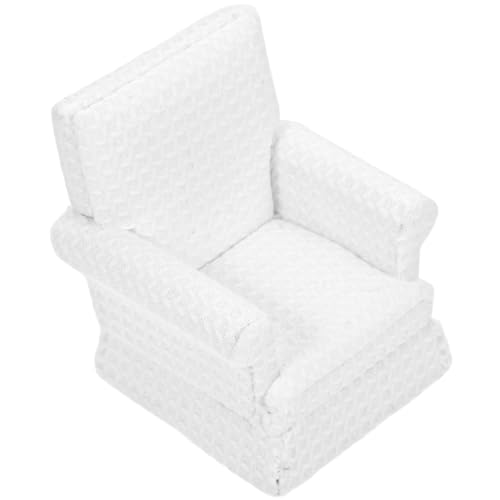 TOYANDONA Puppenhaus-Modell für kinderspielzeug spielzeughaus Miniaturhaus Dekoration gefälschte Sofadekoration Mini-Sofamöbel Mini-Raumsofa Puppencouch Stoff Weiß TOYANDONA Puppenhaus-Modell für kinderspielzeug spielzeughaus Miniaturhaus Dekoration gefälschte Sofadekoration Mini-Sofamöbel Mini-Raumsofa Puppencouch Stoff Weiß von TOYANDONA