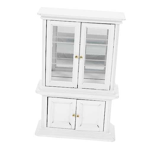 TOYANDONA Puppenhaus Möbel Dekoration Kleines Leichtes Miniaturmöbel für Puppenhaus Schlafzimmer und Esszimmer Robustes Holzmodell für DIY Puppenhäuser von TOYANDONA