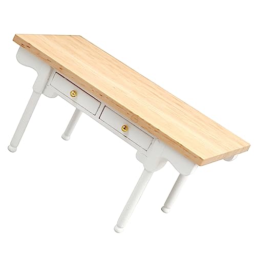 TOYANDONA Puppenhaus Möbel Modernes Holz Kinderzimmer Büro Lernspielzeug Kreatives Handwerk von TOYANDONA