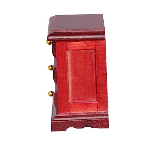 TOYANDONA 112 Miniatur Nachttisch Schrank Mini Möbel Modell Farbe Holz Spielzeug TOYANDONA 112 Miniatur Nachttisch Schrank Mini Möbel Modell Farbe Holz Spielzeug von TOYANDONA