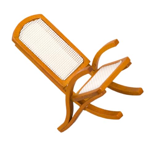 TOYANDONA Puppenhaus Rattanstuhl Mädchen Teppich Auto Mini Puppenmöbel Puppenzubehör Schiene Brown TOYANDONA Puppenhaus Rattanstuhl Mädchen Teppich Auto Mini Puppenmöbel Puppenzubehör Schiene Brown von TOYANDONA