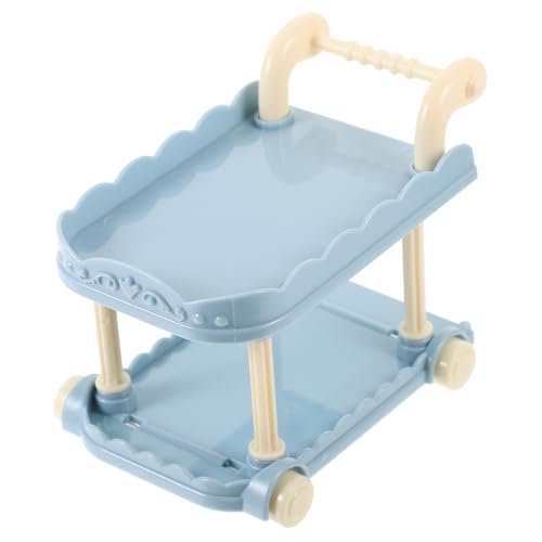 TOYANDONA Puppenhaus-Wagen, Puppen Für Tisch, Mini-Wagen, Winziger Wagen, Miniatur-küchenwagen von TOYANDONA