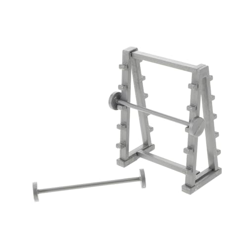 TOYANDONA Mini Fitnessgeräte Für Puppenhaus Realistische Gym-Ausstattung Dekorative Fitnessaccessoires Für Miniatur-szenen Für Sammler Und Hobbyisten Hochwertige Miniaturen Für von TOYANDONA
