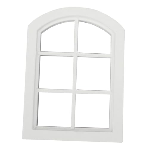 TOYANDONA Puppenhausfenster Figur Drehbar Häuser Teppich Tragbar Dekorationen Fee Anzeige Möblierung Täfelung Für EIN Puppenhaus Mini-puppenmöbel Miniaturen Ding Weiß Holz TOYANDONA Puppenhausfenster Figur Drehbar Häuser Teppich Tragbar Dekorationen Fee Anzeige Möblierung Täfelung Für EIN Puppenhaus Mini-puppenmöbel Miniaturen Ding Weiß Holz von TOYANDONA
