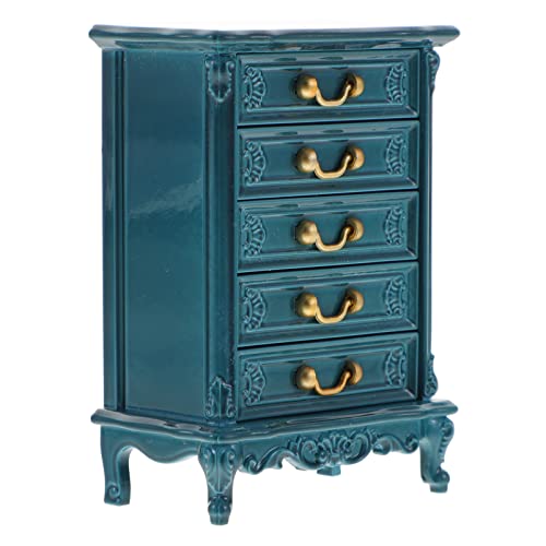 TOYANDONA Puppenhausmöbel Miniaturschrank Maßstab 1:24 Miniatur-Schlafzimmer Schubladenschrank Szene Spielzeug Vintage-Minihaus Dekoration Feengarten-Zubehör TOYANDONA Puppenhausmöbel Miniaturschrank Maßstab 1:24 Miniatur-Schlafzimmer Schubladenschrank Szene Spielzeug Vintage-Minihaus Dekoration Feengarten-Zubehör von TOYANDONA