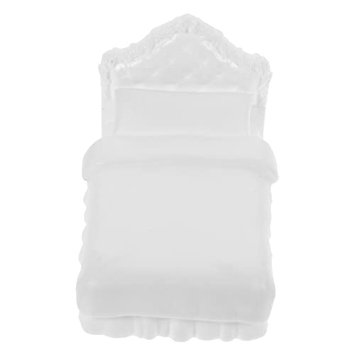 TOYANDONA Puppenhausmöbel Requisiten Puppenhaus Mini Bett Miniatur Bett Mit Laken Schlafzimmerzubehör Für Puppenstuben Puppenhaus-schlafzimmerzubehör Puppenbett Plastik Sandkasten Material TOYANDONA Puppenhausmöbel Requisiten Puppenhaus Mini Bett Miniatur Bett Mit Laken Schlafzimmerzubehör Für Puppenstuben Puppenhaus-schlafzimmerzubehör Puppenbett Plastik Sandkasten Material von TOYANDONA