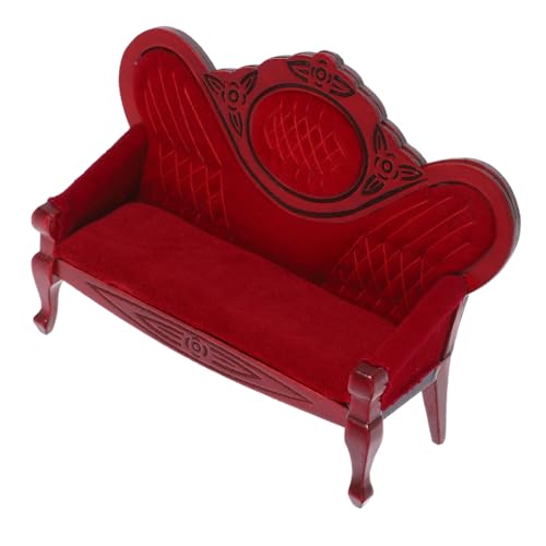 TOYANDONA Doll House Sofa Modell Miniatursitzmöbel Für Puppenhaus-Dekoration Vintage-Design Mit Kissen Maßstab Für Wohnzimmer Und Nostalgische Szenen TOYANDONA Doll House Sofa Modell Miniatursitzmöbel Für Puppenhaus-Dekoration Vintage-Design Mit Kissen Maßstab Für Wohnzimmer Und Nostalgische Szenen von TOYANDONA