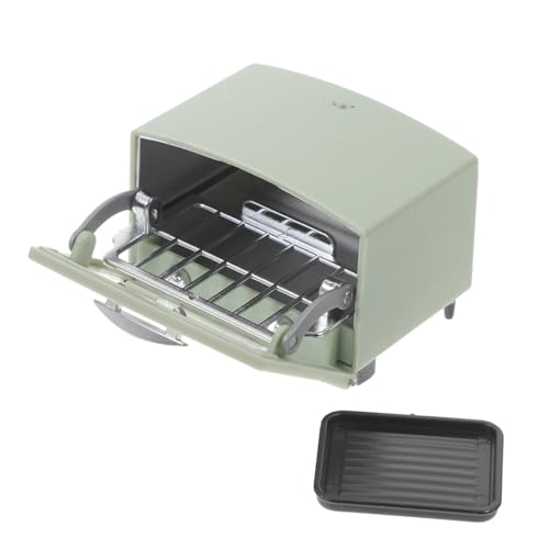 TOYANDONA Miniatur Ofen Modell Für Puppenhaus Grüner Küchenappliance Spielzeug Haus Dekoration Sicheres Und Lebensechtes Zubehör Für Kreative Spielsz Szenen von TOYANDONA