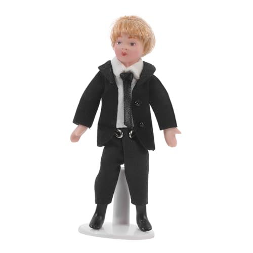 TOYANDONA Puppenhauspuppe Mini-Model-Menschen Miniatur-Porzellanpuppe Puppenhausfiguren puppenhaus Puppen Geburtstagsgeschenk für Layout-Modelle dekorative Figuren Keramik Black TOYANDONA Puppenhauspuppe Mini-Model-Menschen Miniatur-Porzellanpuppe Puppenhausfiguren puppenhaus Puppen Geburtstagsgeschenk für Layout-Modelle dekorative Figuren Keramik Black von TOYANDONA