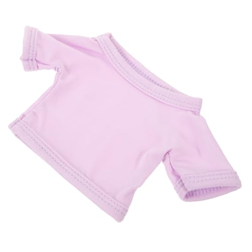 TOYANDONA Puppenkleidung Buntes Baumwoll T Shirt für Stofftiere Wiederverwendbar Dekorativ Langlebig Geeignet für Puppen und Kuscheltiere Modisches Outfit für Sammler von TOYANDONA