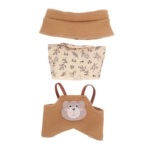TOYANDONA Puppenkleidung Set Weiche Strapazierfähige Stoffe Detailreiche Outfits mit Hose und Hut Austauschbar für Vielseitige Anlässe Passend für Stoffpuppen für Geburtstagsfeiern und TOYANDONA Puppenkleidung Set Weiche Strapazierfähige Stoffe Detailreiche Outfits mit Hose und Hut Austauschbar für Vielseitige Anlässe Passend für Stoffpuppen für Geburtstagsfeiern und von TOYANDONA