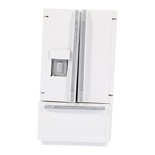 TOYANDONA Puppenmöbel Weißer Kühlschrank Als Zubehör Für Mini Möbel Und Puppenhaus Dekoration TOYANDONA Puppenmöbel Weißer Kühlschrank Als Zubehör Für Mini Möbel Und Puppenhaus Dekoration von TOYANDONA
