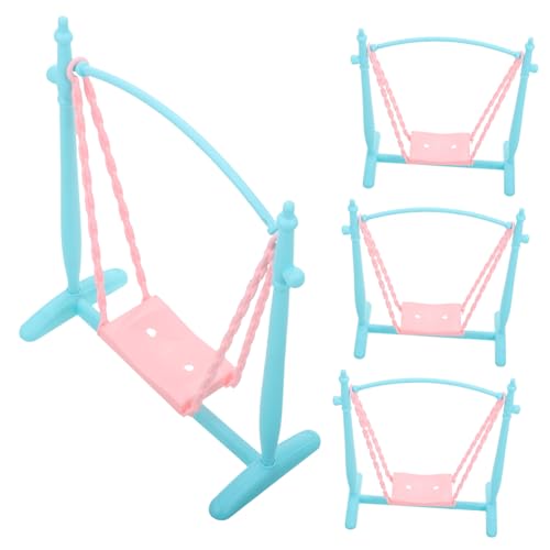 TOYANDONA Puppenschaukel für kinderspielzeug Puppenaccessoires puppenmöbel interaktives Schaukelspielzeug für den Spielplatz Miniatur-Puppenhauszubehör Plastik TOYANDONA Puppenschaukel für kinderspielzeug Puppenaccessoires puppenmöbel interaktives Schaukelspielzeug für den Spielplatz Miniatur-Puppenhauszubehör Plastik von TOYANDONA