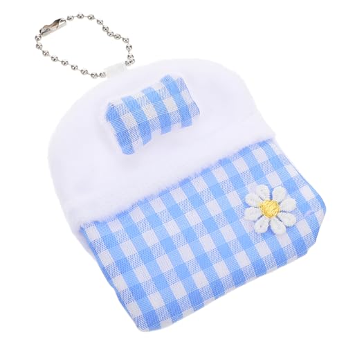 TOYANDONA Puppenschlafsack Geflochtener Aufbewahrungskorb tragbare Dekoration Handtaschenpuppen Mini-Tiere Puppenbett Schlafsack Kleiner Schlafsack kleine Puppenschlafsäcke Plüsch von TOYANDONA