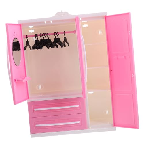 TOYANDONA -Puppenschrank puppenmöbel Puppen Kleiderhänger Puppen kleiderständer Puppenaccessoires Miniatur Kleiderschrank Kleiderbügel für Puppen Miniaturmöbel Plastik TOYANDONA -Puppenschrank puppenmöbel Puppen Kleiderhänger Puppen kleiderständer Puppenaccessoires Miniatur Kleiderschrank Kleiderbügel für Puppen Miniaturmöbel Plastik von TOYANDONA