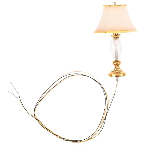 TOYANDONA Puppenstuben-tischlampe Märchengarten Dollhouse Decor Miniaturlampen Für Puppenstuben Puppenhaus-tapete Mini-puppenhausbücher Puppenhausmöbel Mädchen Plastik Golden TOYANDONA Puppenstuben-tischlampe Märchengarten Dollhouse Decor Miniaturlampen Für Puppenstuben Puppenhaus-tapete Mini-puppenhausbücher Puppenhausmöbel Mädchen Plastik Golden von TOYANDONA