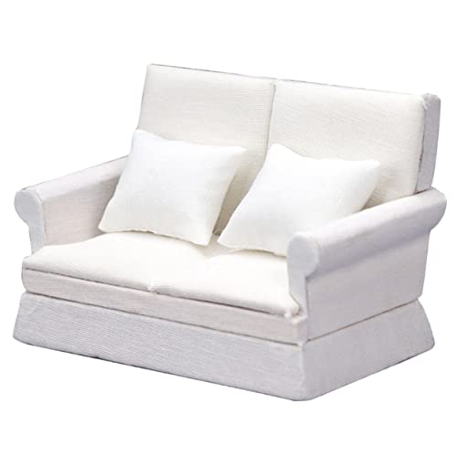 TOYANDONA Puppenstubensofa Kleiner Spiegel Mini-Sofa Teppiche für Wohnzimmer Mikrolandschaft Dekoration für Rollenspiele Couch- Miniatur-Sofa- Holz Weiß TOYANDONA Puppenstubensofa Kleiner Spiegel Mini-Sofa Teppiche für Wohnzimmer Mikrolandschaft Dekoration für Rollenspiele Couch- Miniatur-Sofa- Holz Weiß von TOYANDONA