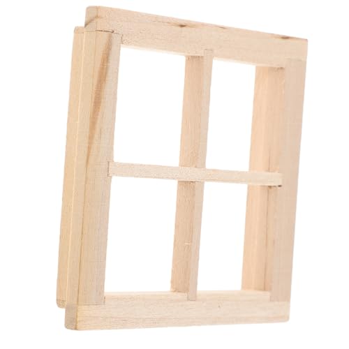 TOYANDONA Puppenstubentüren und -Fenster für kinderspielzeug holzspielzeug weinachts Toys Mini-Möbelspielzeug Fee Mini-Möbelmodell Miniaturmöbel hölzern TOYANDONA Puppenstubentüren und -Fenster für kinderspielzeug holzspielzeug weinachts Toys Mini-Möbelspielzeug Fee Mini-Möbelmodell Miniaturmöbel hölzern von TOYANDONA