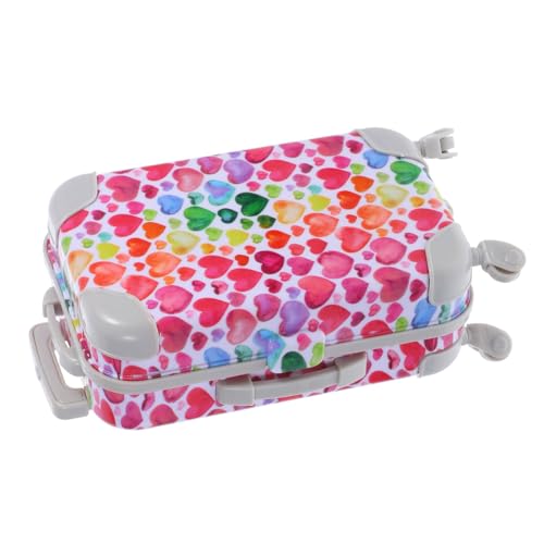 TOYANDONA Puppentrolley Mädchen Gepäck Plüsch puppenhauszubehör Puppenhaus-Accessoire Koffer für das Spielhaus puppenhaus Koffer Puppenhaus-Miniaturkoffer Mini-Koffer- Plastik TOYANDONA Puppentrolley Mädchen Gepäck Plüsch puppenhauszubehör Puppenhaus-Accessoire Koffer für das Spielhaus puppenhaus Koffer Puppenhaus-Miniaturkoffer Mini-Koffer- Plastik von TOYANDONA