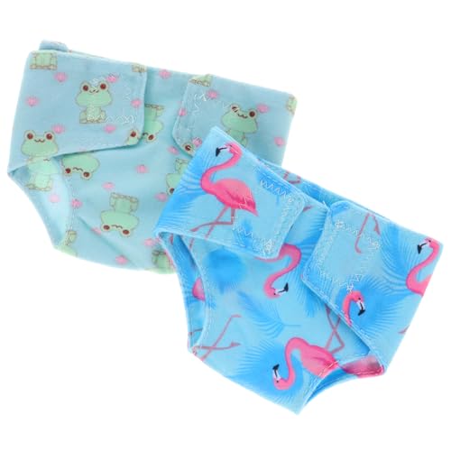 TOYANDONA 2er-Set Puppen-babywindeln Spielzeug-puppenhöschen Zubehör Sicher Leicht Anzuziehen Realistische Babypuppenkleidung Zufälliger Stil TOYANDONA 2er-Set Puppen-babywindeln Spielzeug-puppenhöschen Zubehör Sicher Leicht Anzuziehen Realistische Babypuppenkleidung Zufälliger Stil von TOYANDONA